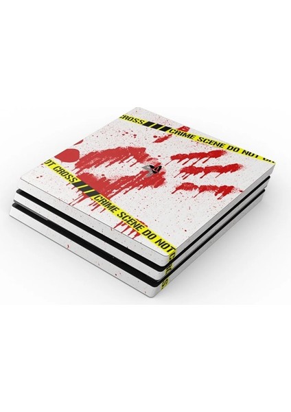 Crime Scene Playstation 4 Pro Sticker Kaplama