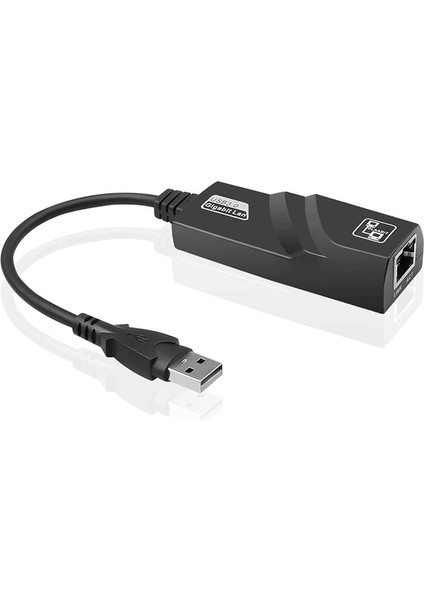 FC13 USB 3.0 To Gigabit Ethernet RJ45 Adaptör, Siyah modelleri