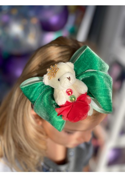 Özel Kutusunda Hediye Lüks Kadife Fiyonk Taç Kristal Taşlı Prenses Ayıcıklı Taç modelleri