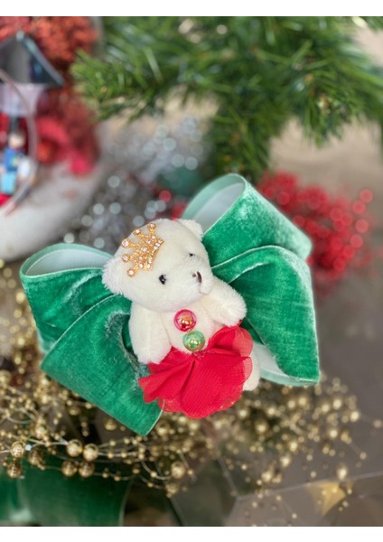 Özel Kutusunda Hediye Lüks Kadife Fiyonk Taç Kristal Taşlı Prenses Ayıcıklı Taç indirimleri