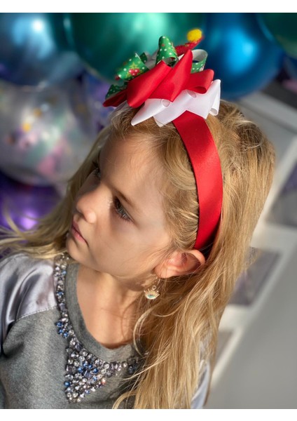 Özel Kutusunda Hediye Süslü Kardan Adam Taşlı Lüks Saten Taç Geniş Kırmızı fırsatları