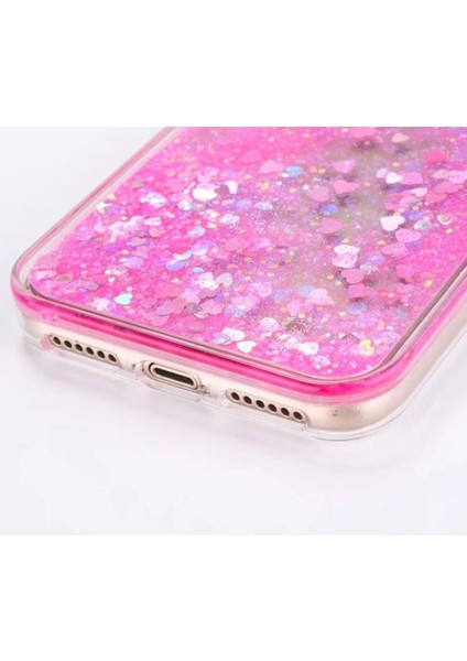 Moda Lüks Metal Gold Yüzüklü Standlı Hareketli 3D Sulu Sıvı Telefon Kılıfı Kapağı iPhone 14 Max fırsatları