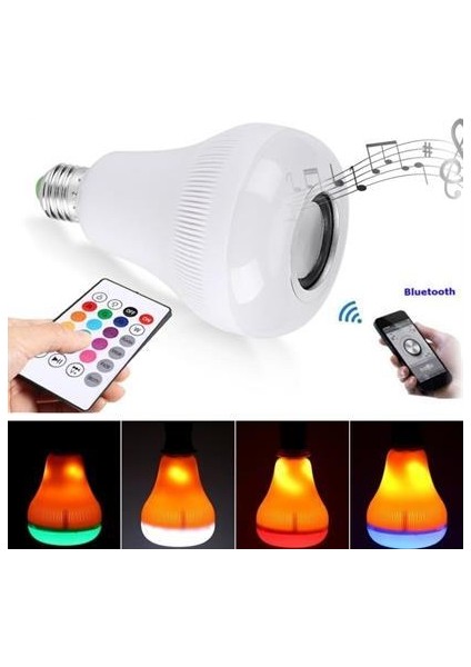 Kumandalı Bluetooth Hoparlör Ampul Ld-37