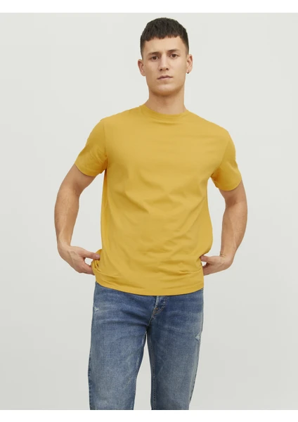 Jack & Jones Bisiklet Yaka Basic Tişört-Organic