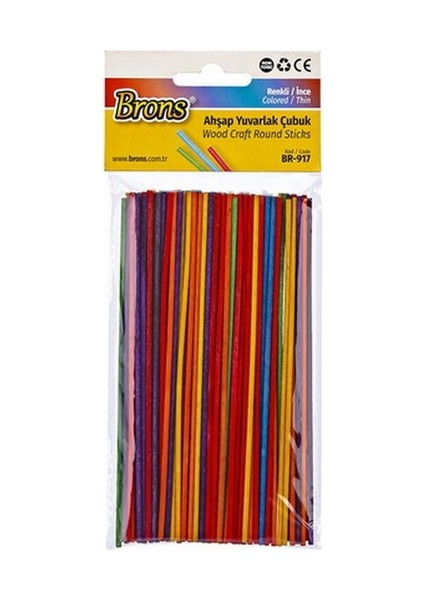 Yuvarlak Çubuk Renkli Ince BR-917