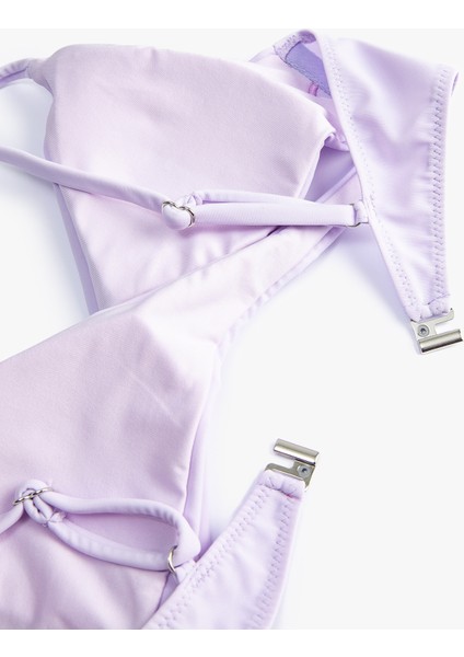 Koton Üçgen Bikini Üstü Anvelop Kaplı İnce Askılı