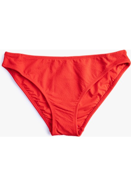 Bikini Altı Basic Normal Bel Dokulu