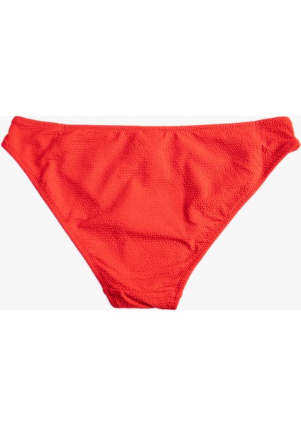 Bikini Altı Basic Normal Bel Dokulu