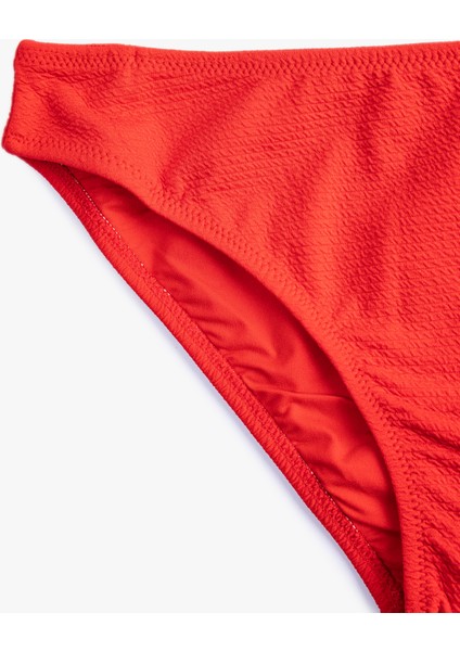 Bikini Altı Basic Normal Bel Dokulu