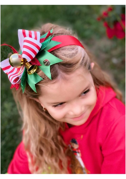 Yeni Yıl Yılbaşı Lüks Özel Tasarım Yetişkin Çocuk Tacı Zilli Simli Fiyonklu Taç Saten Kırmızı fiyatları