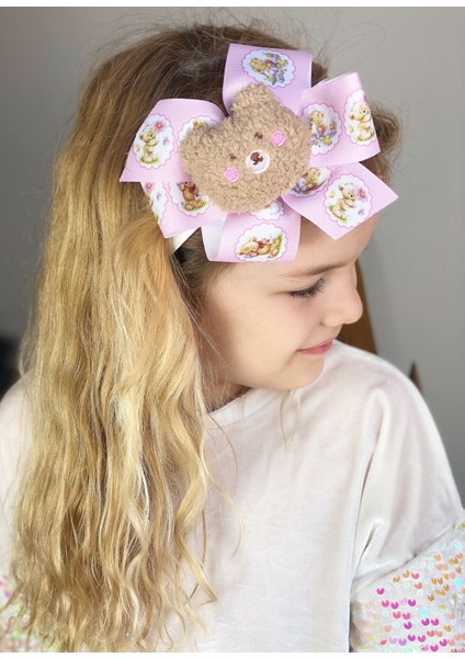 Özel Tasarım Lüks Fiyonklu Peluş Ayıcık Teddy Taç Ayılı Çocuk Tacı fiyatları