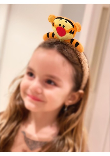 Sevimli Büyük Peluş Pofuduk Winnie Kaplan Tiger Yetişkin Çocuk Tacı Kostüm Taç
