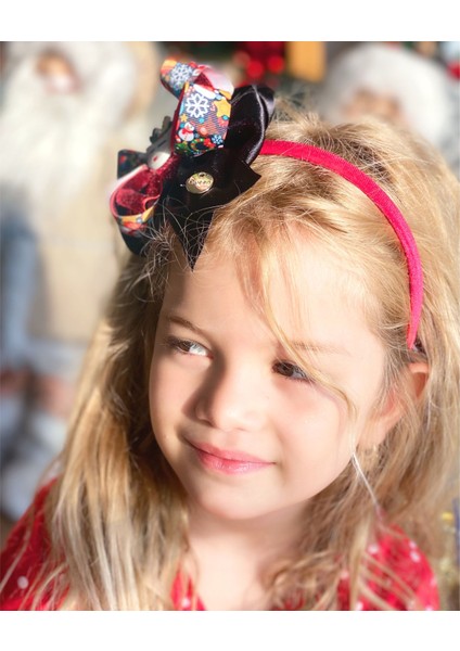 Yılbaşı Özel Christmas Geyikli Simli Norl Baba Lüks Katlı Fiyonk Kadife Taç Yetişkin Çocuk Tacı fiyatları