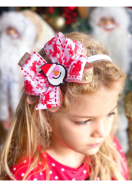 Yeni Yıl Yılbaşı Lüks Tasarım Katlı Hasır Fiyonk Geyikli Noel Baba Taç Çocuk Yetişkin Tacı fiyatları