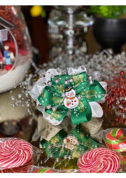 Özel Tasarım Kardan Adam Gümüş Toplu Fiyonklu Saten Tacı Çocuk Yetişkin Taç fırsatları