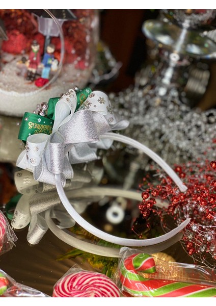 Özel Tasarım Kardan Adam Gümüş Toplu Fiyonklu Saten Tacı Çocuk Yetişkin Taç indirimleri