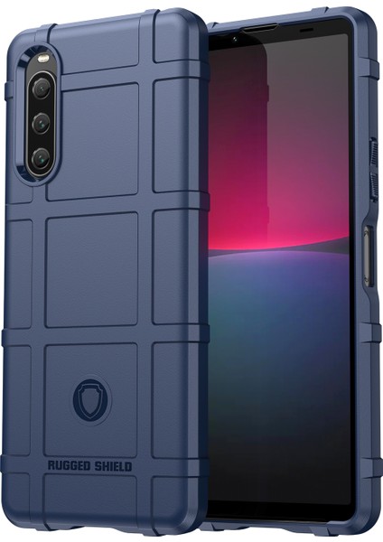 Sony Xperia 10 V Yumuşak Tpu Engebeli Kare Doku Doku Çıkmaya Dayanıklı Koruyucu Kılıfı (Yurt Dışından)