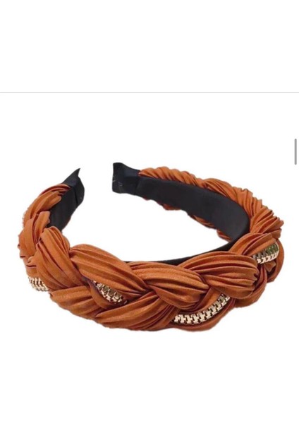 Yeni Sezon Moda Örgü Metal Zincirli Lüks Taç Camel Parlak modelleri
