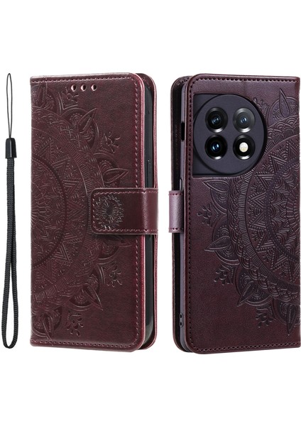 Oneplus 11 5g Telefon Mandala Çiçek Desen Cüzdan Telefon Için Deri Flip Kutusu Kılıfı (Yurt Dışından) fiyatları