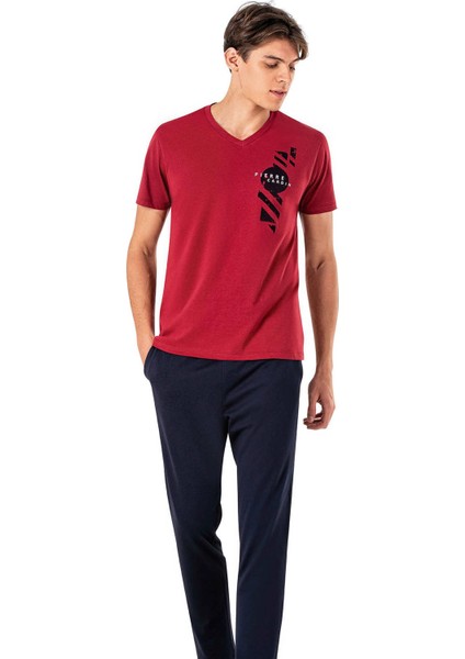 6011 Erkek Kısa Kollu Pijama Takım