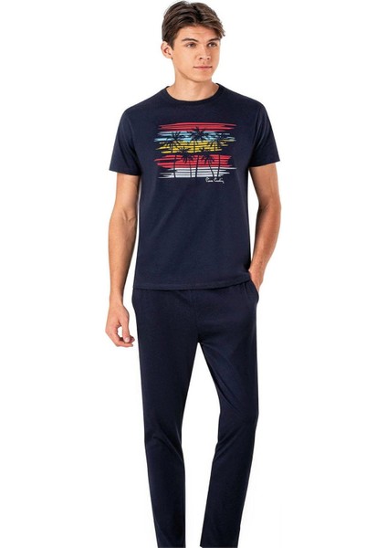 6014 Erkek Kısa Kollu Pijama Takım modelleri