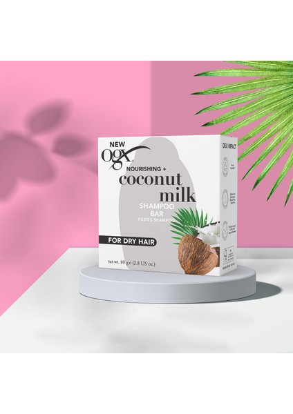 Coconut Milk Katı Şampuan 80 gr