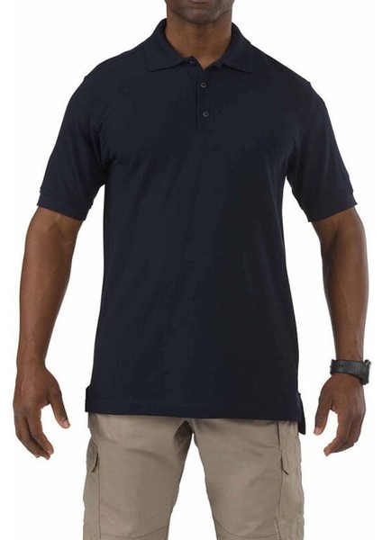 Utility Polo T-Shirt Mavi