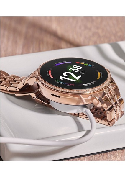 Watch Diamond Series 42MM Kadınlara Özel Taşlı Bayan Akıllı Saat Kablosuz Şarj fiyatları