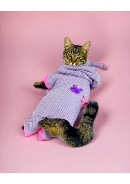 Sweet Bunnyy Kulaklı Kedi Tulumu, Kedi Kıyafeti fiyatları