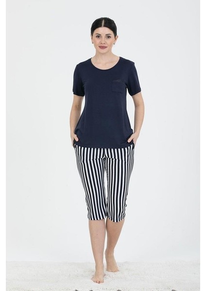 24231 Kadın Kapri Pijama Takım