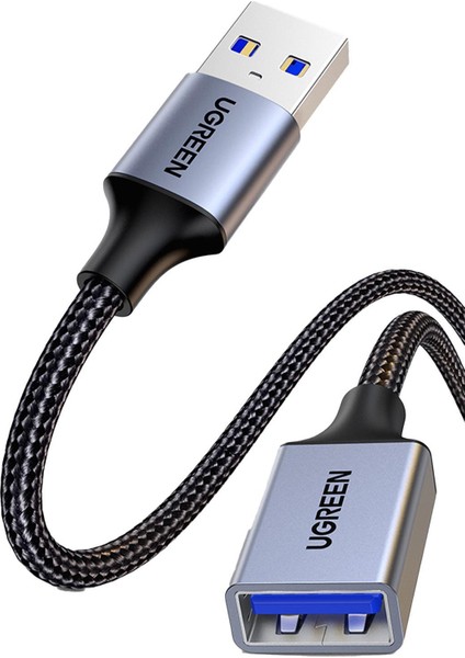 USB 3.0 Erkek Dişi Örgülü Uzatma Kablosu 50 cm