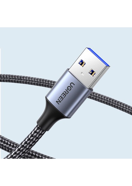 USB 3.0 Erkek Dişi Örgülü Uzatma Kablosu 50 cm