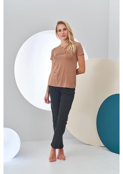 24211 Kadın Kısa Kollu Pijama Takımı