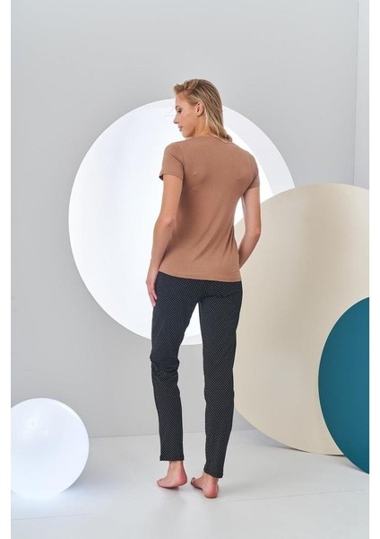24211 Kadın Kısa Kollu Pijama Takımı