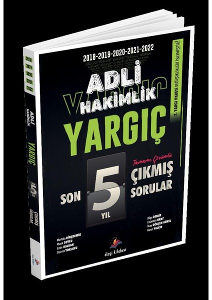 2023 Yargıç Adli Hakimlik Son 5 Yıl Orijinal Çıkmış Sorular