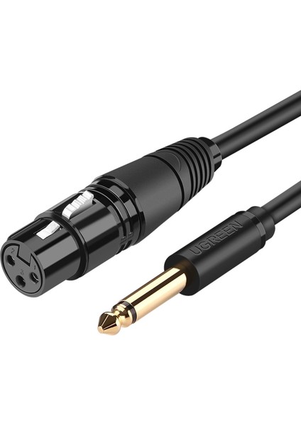 6.5mm Jack To Xlr Dişi Mikrofon Ses Bağlantı Kablosu 2 Metre