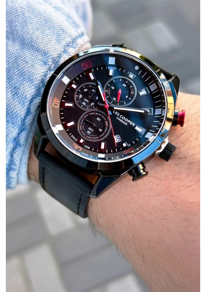 LC07377.651-NM Deri Kordon Fonksiyonlu Erkek Kol Saati