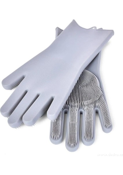 Sihirli Silikon Bulaşık Eldiveni Tırtıklı Magic Gloves Mutfak Banyo Temizleme fiyatları