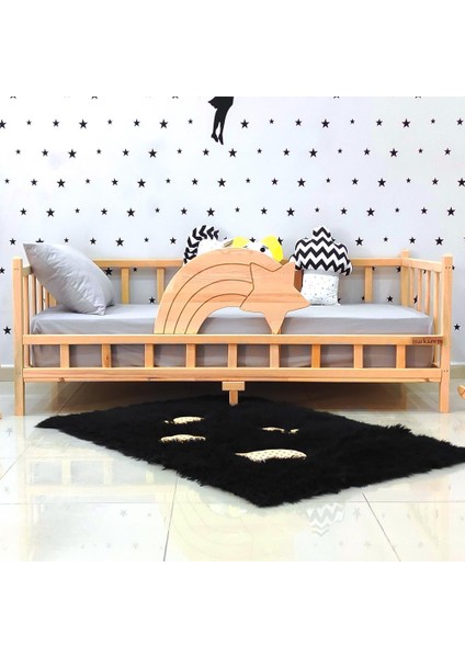 Montessori Yatak Yıldız Korumalıklı Çocuk Yatağı Premium modelleri