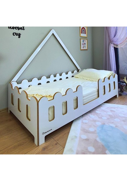 Zirkon Montessori Yatak Mdf Çocuk Karyola Bebek Yatak