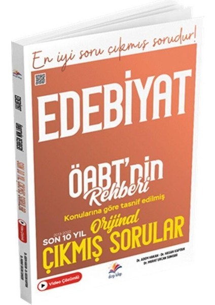 KPSS ÖABT Edebiyat Öğretmenliği Konularına Göre Tasnif Edilmiş Video Çözümlü Son 10 Yıl Orijinal Çıkmış Sınav Soruları