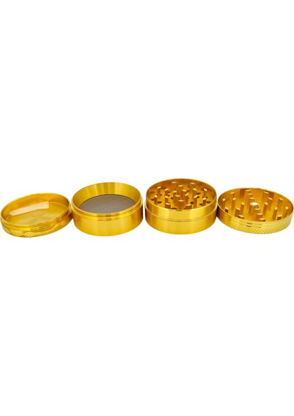 Grınder 4 Kat Herbal Baharat Öğütücü Metal Mıknatıslı 50M-GOLD fiyatları