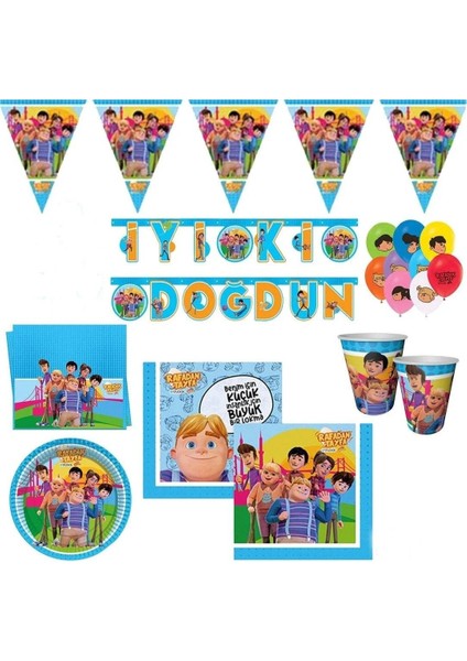 Mini Party Store Rafadan Tayfa Parti Seti 8 Kişilik