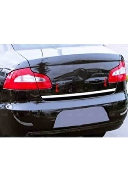 Skoda Superb Krom Bagaj Alt Çıtası 2008-2015 Arası Paslanmazçelik