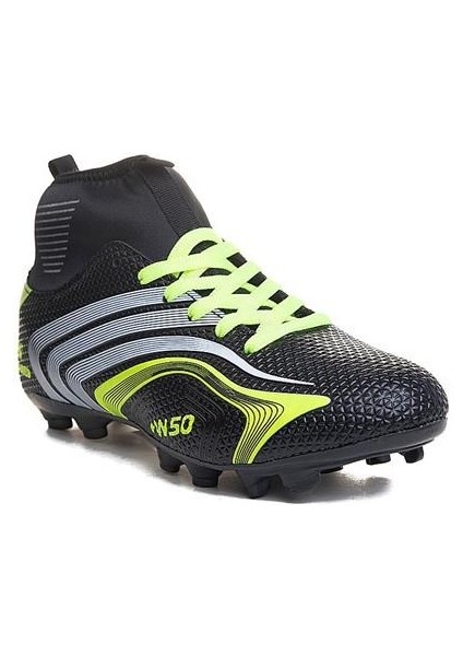 Siyah Sarı Çoraplı Krampon Futbol Ayakkabısı fiyatları