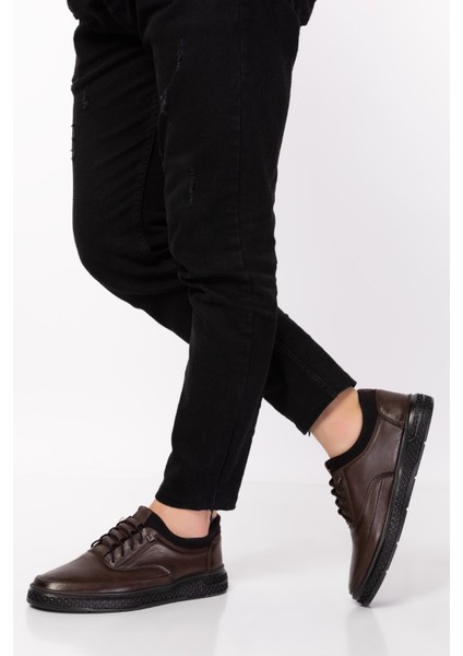 Hakiki Deri Bagcıksız Çok Rahat Erkek Deri Ayakkabı modelleri