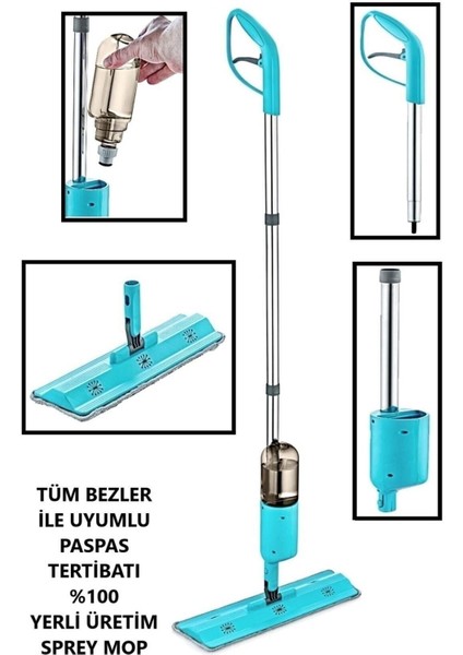 Onbeşmarkt Sillgech Elefante Sprey Mop Temizlik Paspas Seti