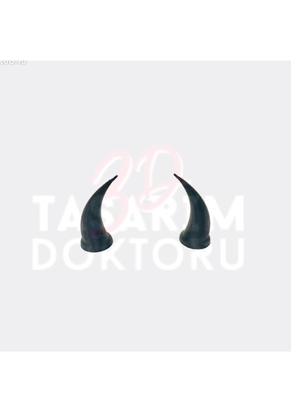 3dtasarımdoktoru Kask Boynuzu (Siyah) Aparat modelleri
