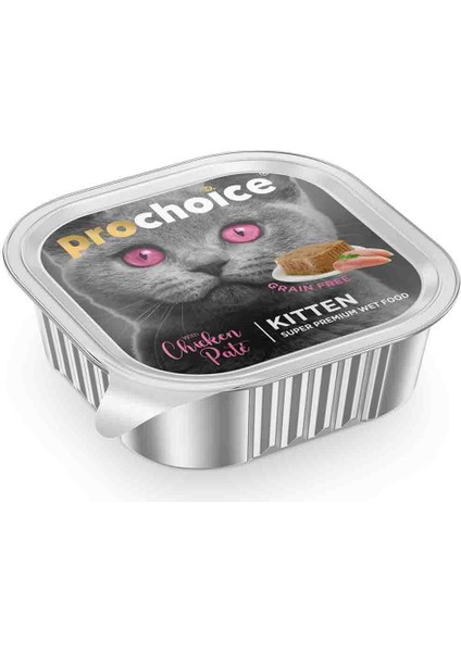 Prochoice Tavuklu Pate Ezme Yavru Kedi Konserve Maması 100 gr