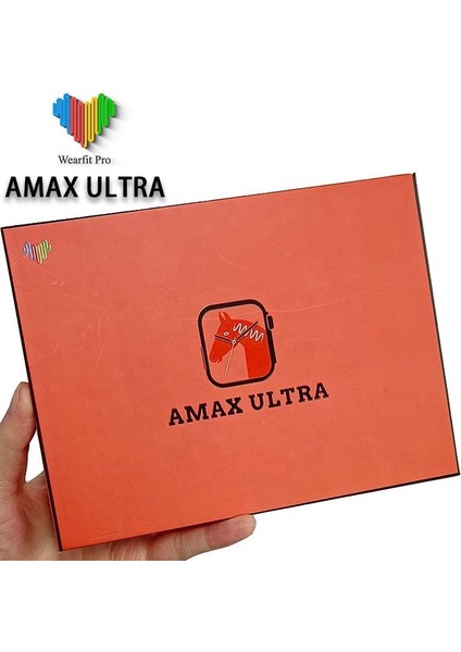 Watch 8 Ultra 49MM Amax Ultra Akıllı Saat Nfc - Gps - Kablosuz Şarj Son En Üst Versiyon